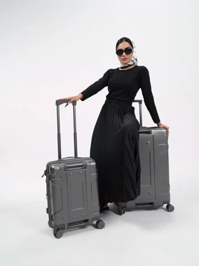 مجموعه 3 عددی چمدان رزمری مدل Rose Merry RL-204-3J_Black