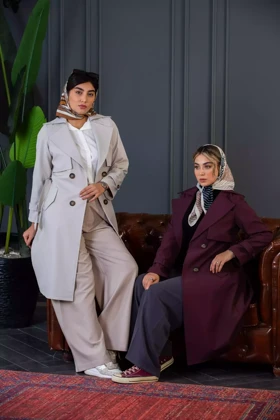 بارانی سانتانا ژیله دار بلند