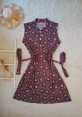 سارافون دکمه دار زنانه کد 403099