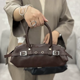 کیف زنانه ریبو کوچک کد 3229 (قهوه ای)