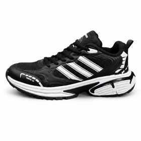 کفش کتانی مردانه مدل آدیداس مشکی سفید adidas
