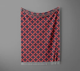شال مبل ریش دار sofa shawl 229