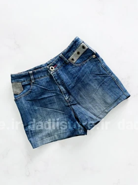 شورتک کوتاه جین فانتزی