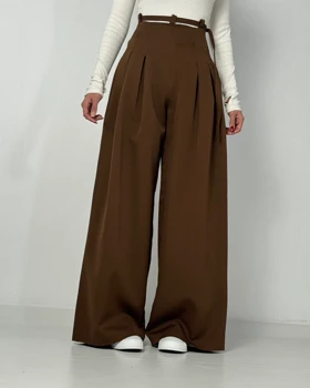 شلوار فول بگ پیلی دار کد 200108