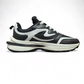 کتانی زنانه مدل فشیون مشکی سفید