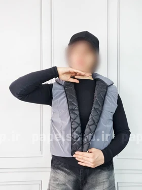 پافر مخمل یقه ایستاده