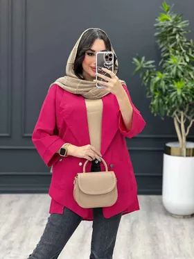 مانتو جلوباز جیب پرچی