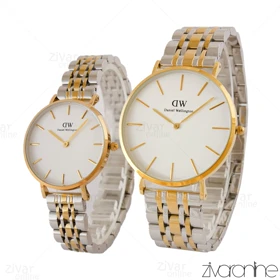 ست ساعت دنیل ولینگتون دورنگ طلایی صفحه سفید 105281