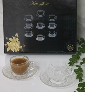 ست فنجان و نعلبکی چای خوری طرحدار