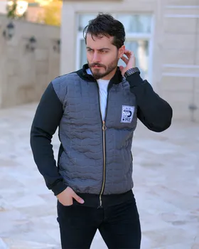 کاپشن مردانه مدل Bako (طوسی)