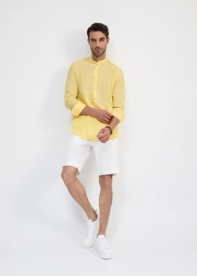 پیراهن راه راه لینن 2510122