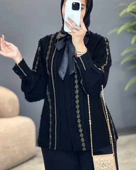 شومیز حریر کراواتی