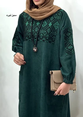 پیراهن مانتویی پاییزه آوان 5