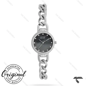 ساعت زنانه کرست مدل 9049-2 نقره ای صفحه دودی Crest-11257-L