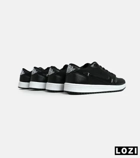 کفش کتانی مردانه و زنانه مشکی NIKE jordan 1