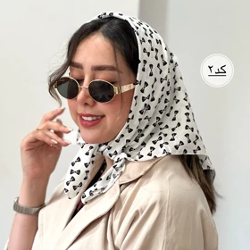 اسکارف گل‌گلی بهاره کد1108 طرحبندی