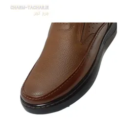 کفش روزمره/طبی مردانه تمام چرم طبیعی دست دوز