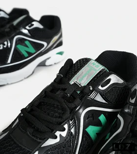 کفش کتانی مردانه و زنانه مشکی سبز NEW BALANCE 1064 V.2