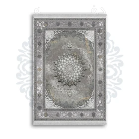 *جدید* فرشینه از جنس پارچه شانل مخمل ترک طرح فانتزی برند دفه کد 738