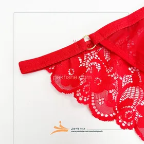 ست گیپور مژه ای قرمز فنردار برند نوشه پوش