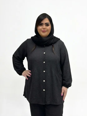 شومیز یه شکاری جیب فیلتو بغل دکمه
