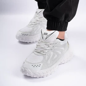 کفش و کتانی مردانه مدل بالنسیاگا BALENCIGA رنگ سفید