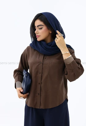 شومیز زنانه لینن مارینا کد1006235