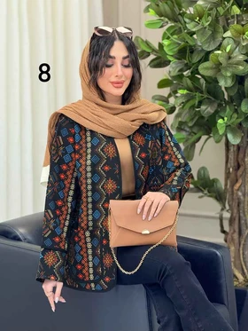 مانتو طرح دار توسکا