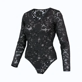 بادی گیپور آستین بلند زنانه مدل گل‌دار