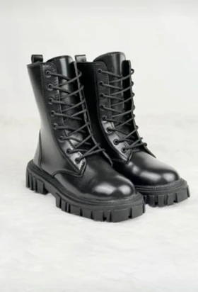 نیم بوت چرم بندی لژ دار / پپرونی...