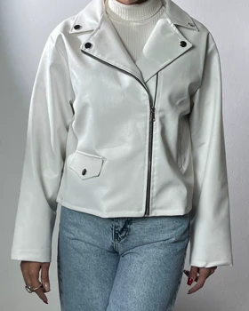 کت چرم جیب نما کد  100150