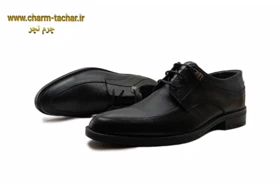 کفش مجلسی بندی مردانه چرم طبیعیbl01