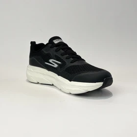 کفش پیاده روی اسکیچرز گو ران با زیره Max cushion مشکی زیر سفید