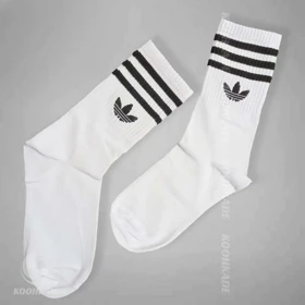 جوراب ورزشی ADIDAS ساق بلند (سفید)