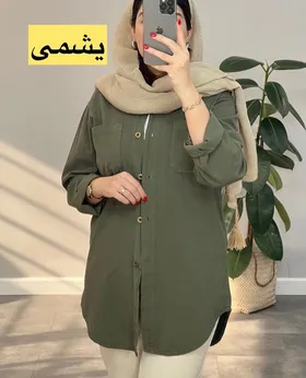 مانتو شومیزی لینن ساده