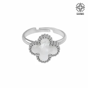 انگشتر استیل ونکلیف سفید کد 509428020