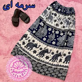 دامن نخی فیلی بلند