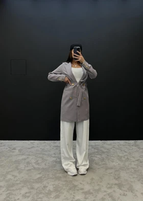 کت کوتاه کمربندی