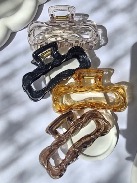 کلیپس شیشه ای طرح چرم-کد 1247