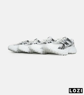 کفش کتانی مردانه و زنانه سفید طوسی مشکی NEW BALANCE 530 V02