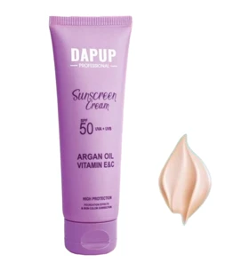 کرم ضدآفتاب دپاپ spf50 حاوی روغن آرگان شماره 2