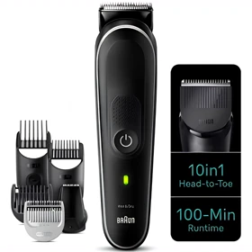 ریش تراش و ماشین اصلاح براون Braun مدل MGK5440 شارژدهی 100 دقیقه