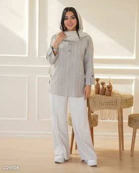 شومیز جلو بسته مدل آلنام کد2245