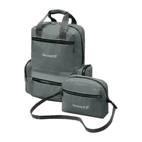 کوله پشتی فوروارد مدل FORWARD - FCLT3346 به همراه کیف رودوشی (طوسی)