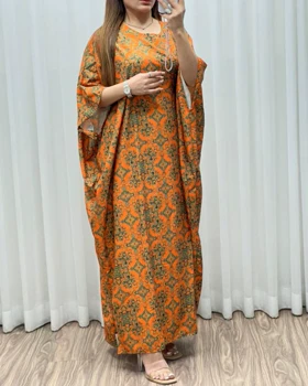 عبایی خشت بوگاتی قواره دار 7468 (نارنجی)