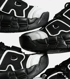 کفش کتانی مردانه و زنانه مشکی سفید NIKE Air More Uptempo '96 مدل 7153