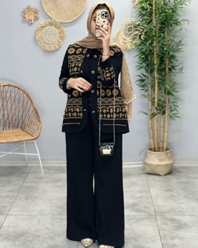 کت لینن سوزن دوزی