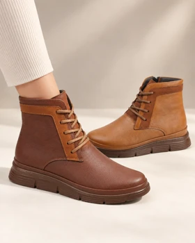 کفش نیم بوت زنانه بندی بغل زیپ NB-8490