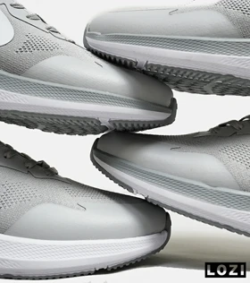 کفش کتانی بزرگ پا طوسی Nike air zoom