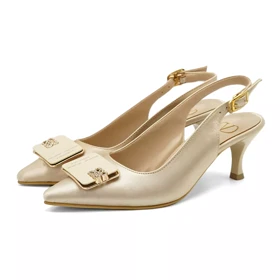 کفش مجلسی زنانه پاشنه‌دار 5 سانت مدل 400945 _ sandal valentino